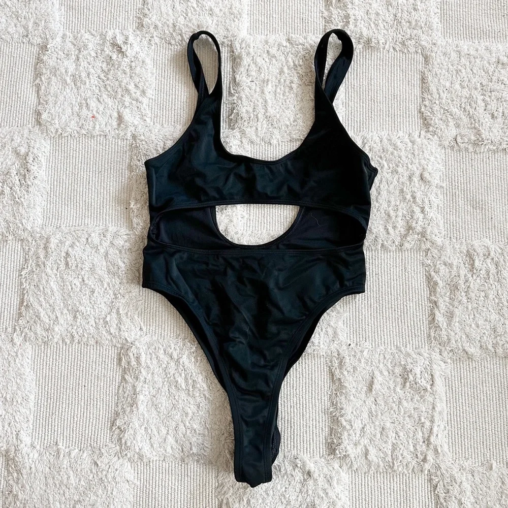 EUC Urban Outfitters Out From Under Cut-Out One-Piece Swimsuit - medium - Picture 2 of 10